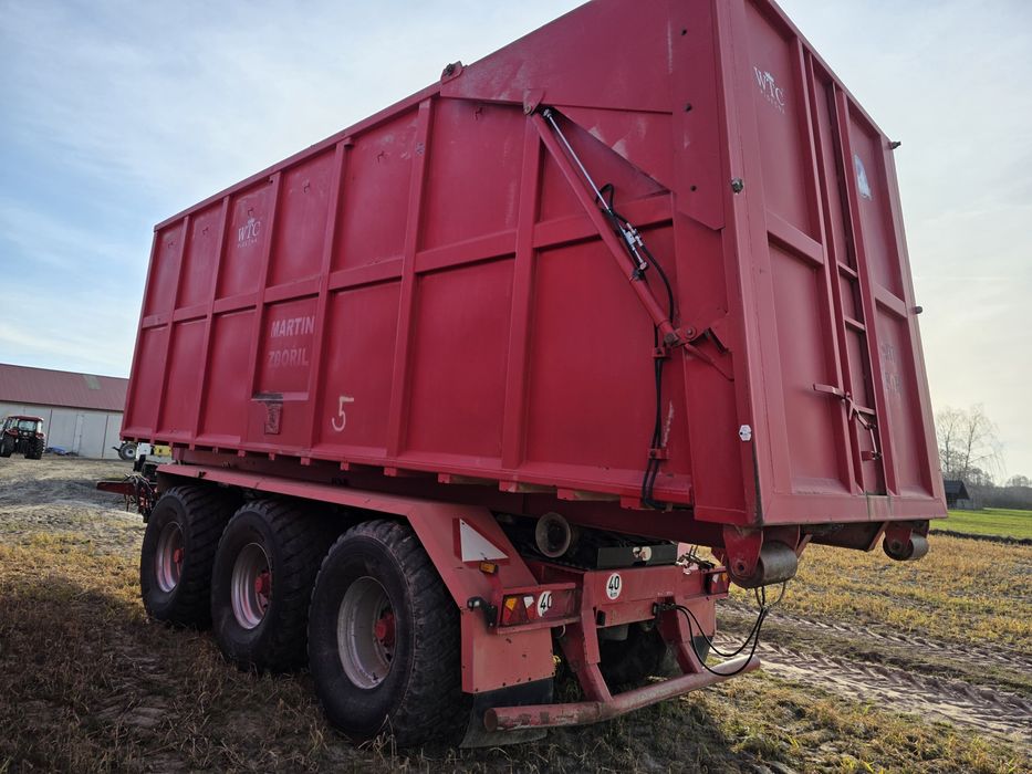 Przyczepa rolnicza WTC 20t Hakowa Hakowiec Wielton Fliegl Annaburger