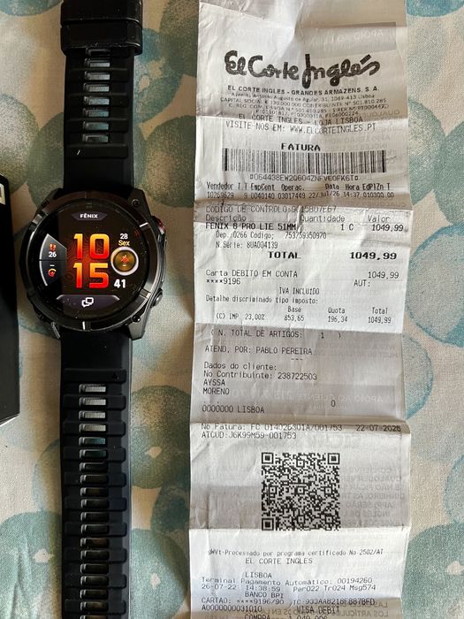 Garmin Fenix 8 Pro LTE 51 MM Amoled Sapphire