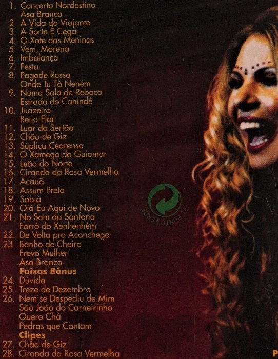 Música Brasileira - Elba Ramalho e Carlinhos Brown, novos