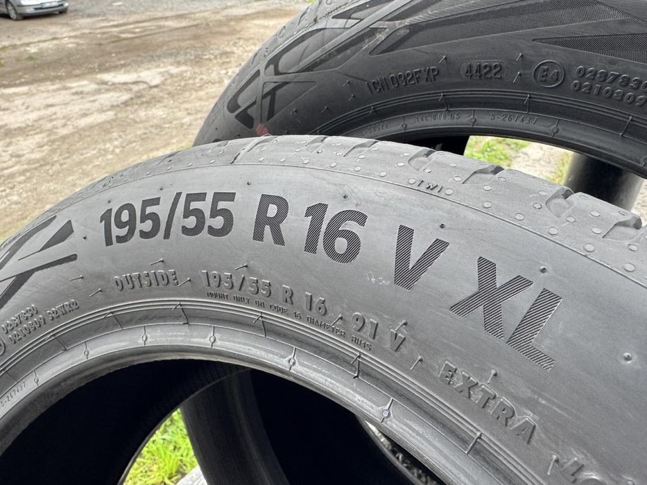 Майже нові літні шини Continental 195/55 R16