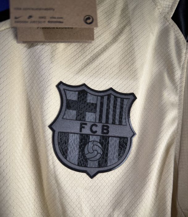 FC Barcelona Szara koszulka Nike wyjazdowa 25/26 Raphinha 11 rozmiar:M UCL