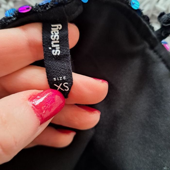 Top cekinowy xs  sinsay