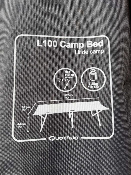 2 Camas de Campismo - NOVAS - Quechua - L100 Camp Bed