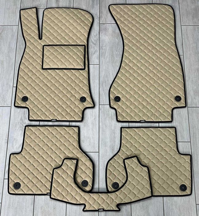 Коврики в салон Екошкіра для Audi (A4 B4 B5 B6 B7 B8 B9) Экокожа