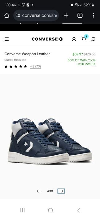 Кросівки, черевики Converse