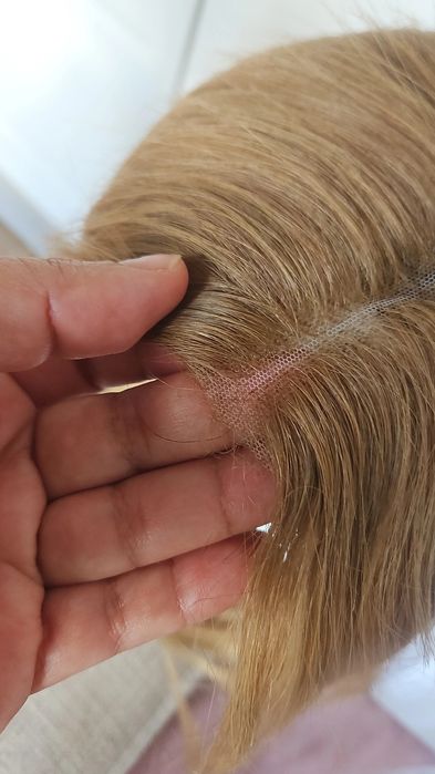 Peruca Lace Front Fio Premium Castanho com Luzes | Corte Long Bob | Pronta para Uso