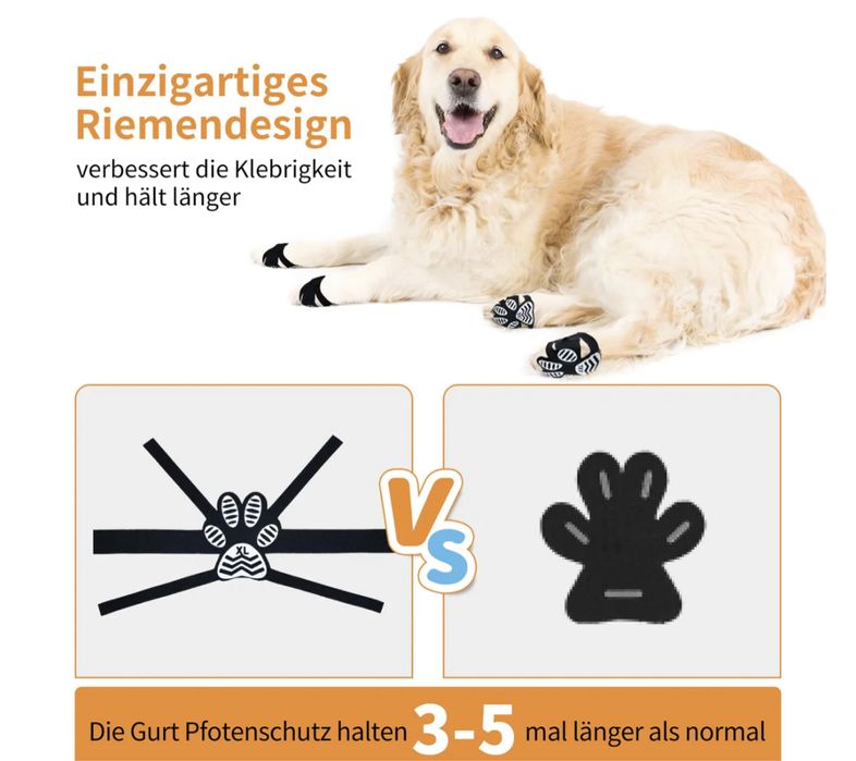 antypoślizgowe ochraniacze na łapy psa