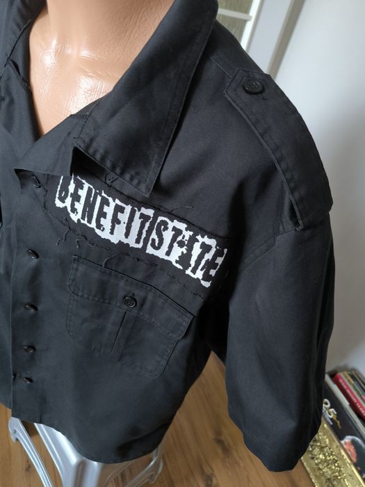 Brandit koszula męska XXL czarna krótki rękaw duży rozmiar