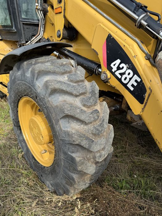 Cat 428e caterpillar 3 lyzki  koparko ladowarka cat jcb