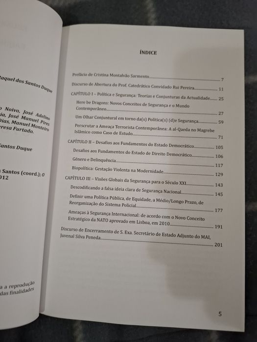O poder político e a segurança