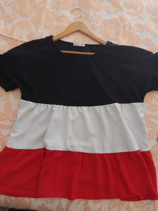 Blusa tricolorida, New Collection, Nova, XXL/3XL