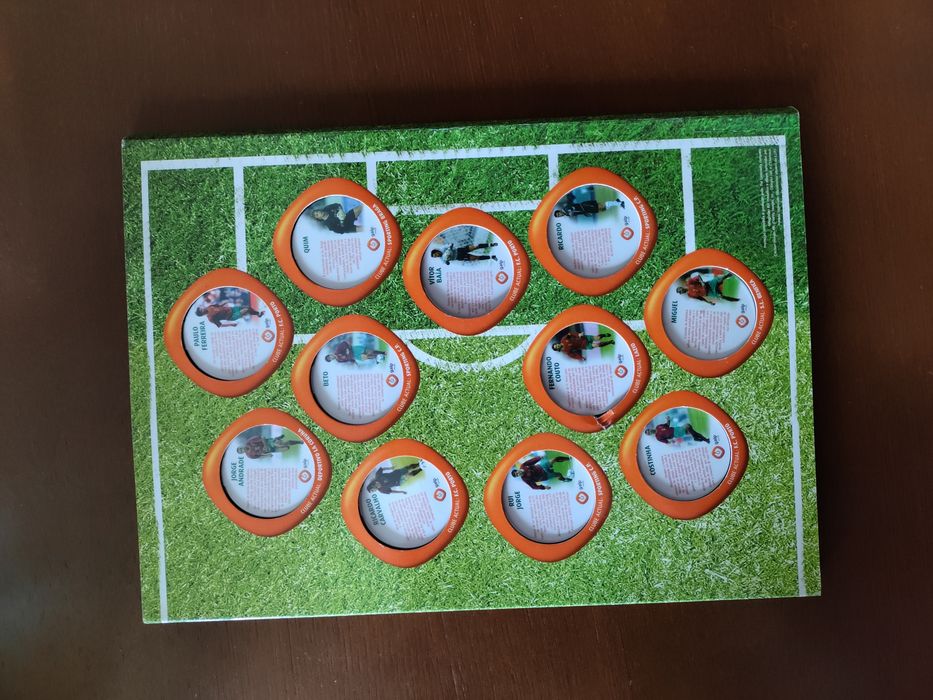 Caderneta Tazos Coleção Oficial Seleção 2004 Rookie Cristiano Ronaldo