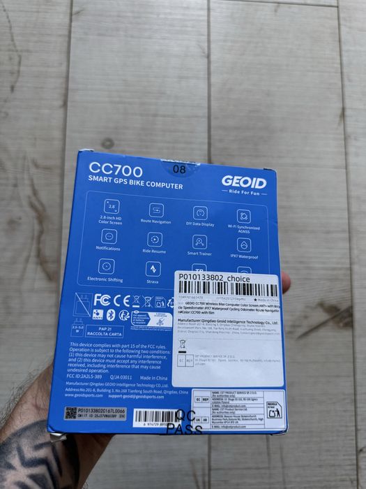 Geoid CC700 смарт велокомп навігація велосипедний комп'ютер smart bike computer gps