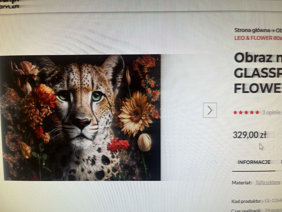 Obraz na szkle efektowny!!!