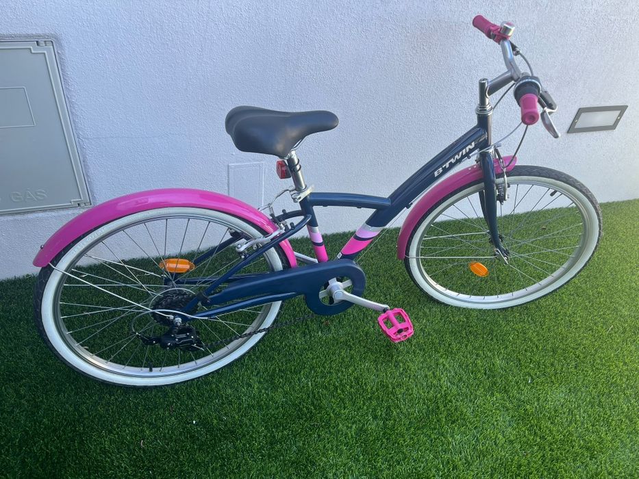 Bicicleta B-Twin (roda 24) - Como Nova
