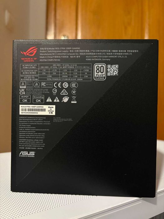 Fonte Rog Strix 1000w Platinium