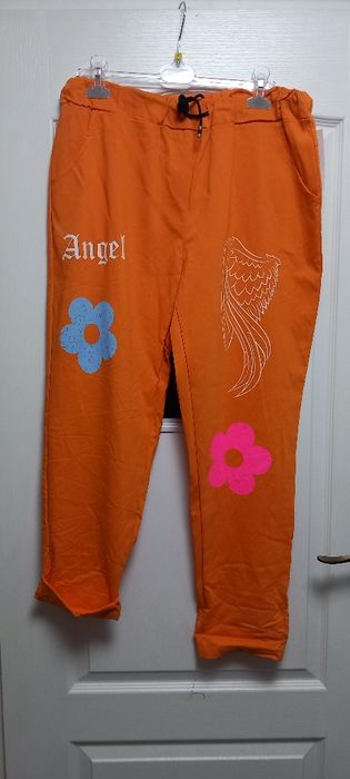 Spodnie damskie gnieciuchy, rozmiar 4XL.