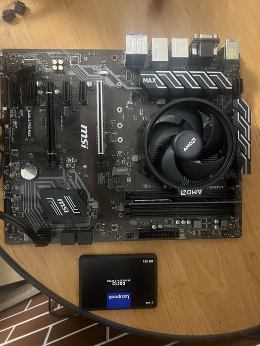 Готовий комплект MSI B450-A Pro Max + Ryzen 3 1200 + 4GB DDR4 + SSD 120GB