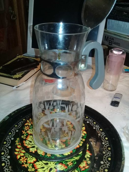 Коллекция "Кухня СССР". Хрусталь, дерево, стекло.