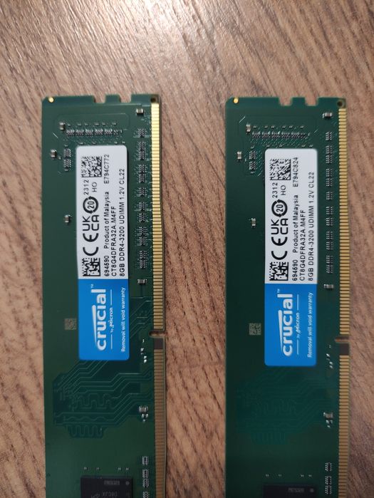 crucial ddr4 8gb - купити комплектуючі для ПК - Ціна на OLX.ua