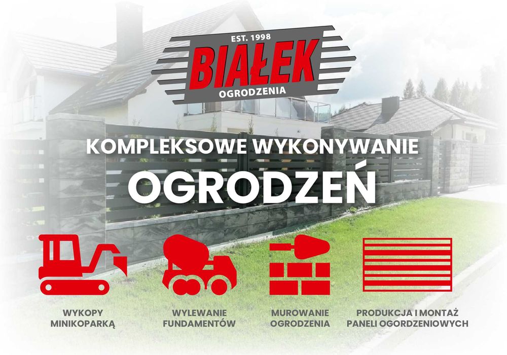 Płot panelowy, siatka Ogrodzenie sprzedaż montaż