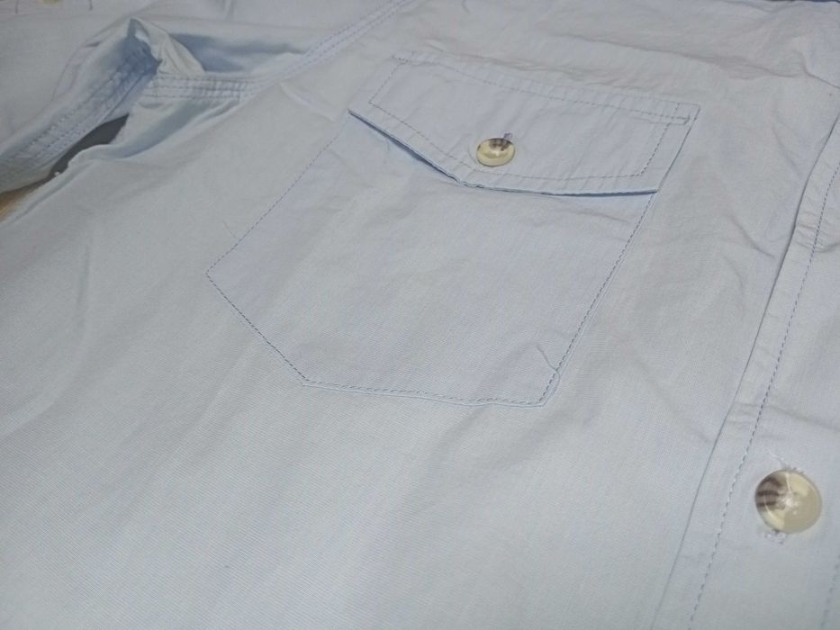 Рубашка h&m мужская голубая (новая)