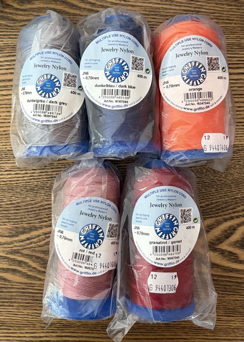 22 carrinhos de linha nylon