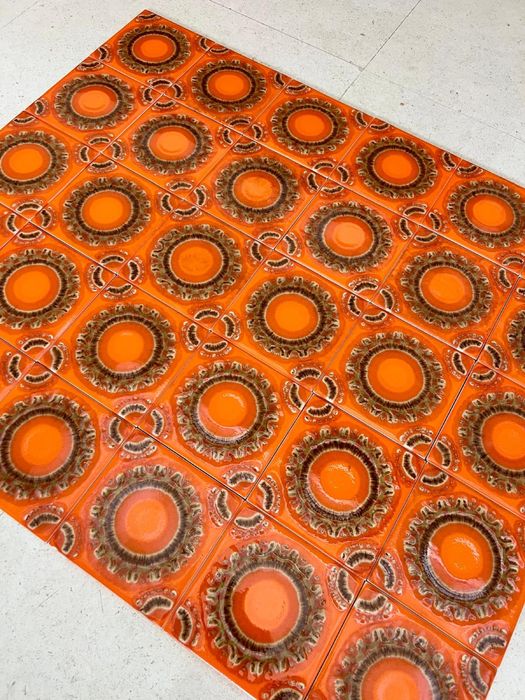 Painel de 30 azulejos Villeroy & Boch