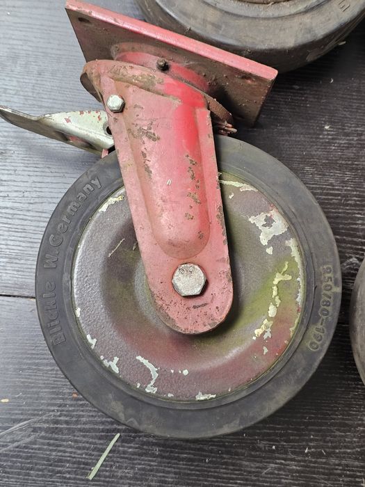 Koła Transportowe 4szt 250/80-190 Solidne Ciężkie Hamulec z hamulcem