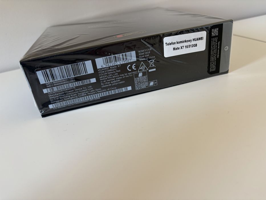 Sprzedam lub zamienię Huawei Mate X7 16GB 512GB Nebula Red Dual SIM