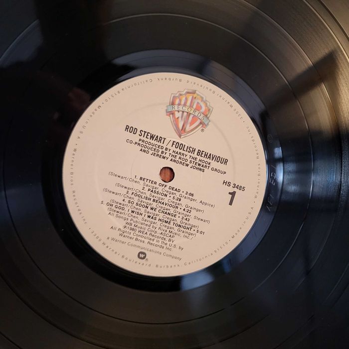 Rod Stewart - Foolish Behaviour 1980 USA stan super
