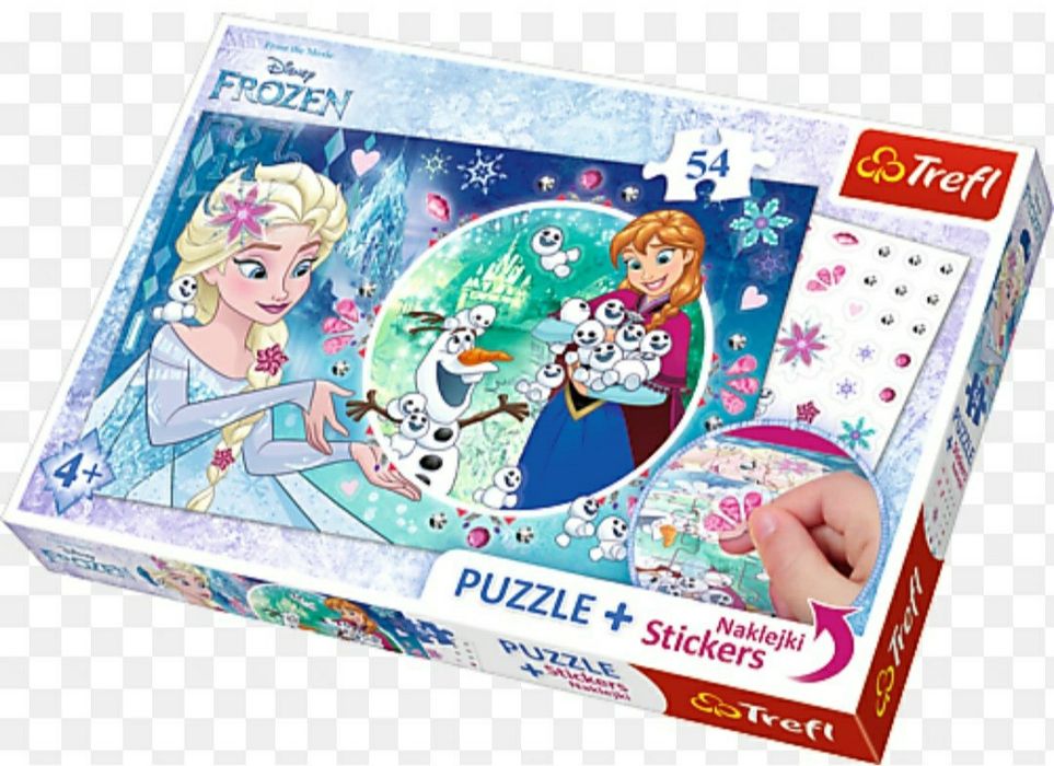 Puzzle kraina lodu Anna i Elsa