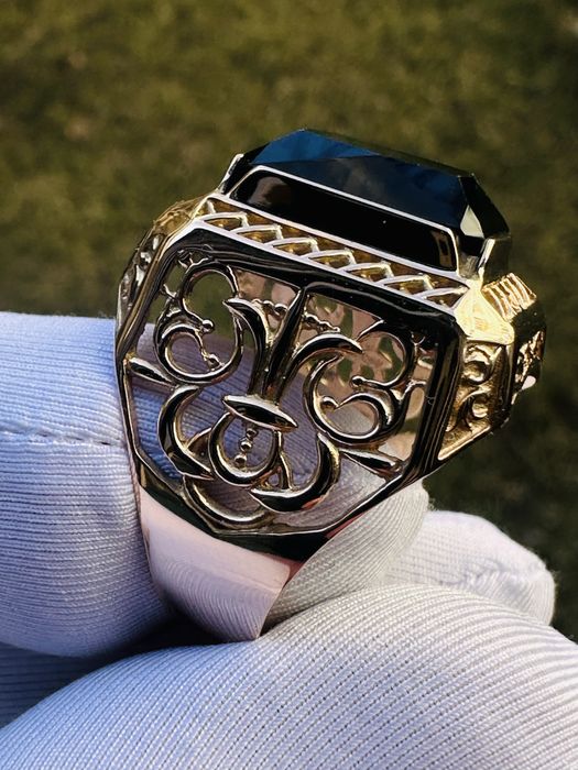 Мужской золотой перстень 585