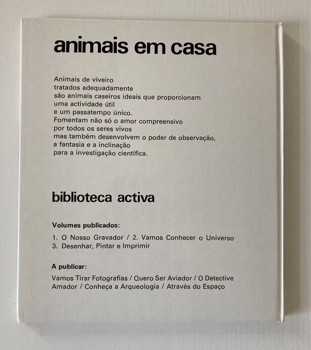 Livro Animais em Casa - Verbo Juvenil (Vintage)