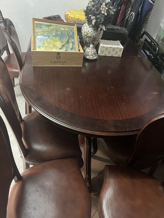 Mesa jantar com 6 cadeiras