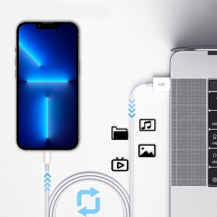 Oryginalny kabel Apple MD818ZM/A Lightning do USB 1 metr Cable biały