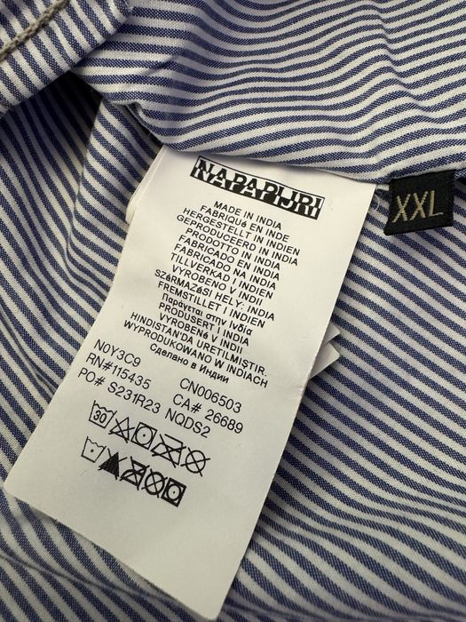 Napapijri extra koszula w kratkę XXL 100% bawełna,jak nowa, naszywki