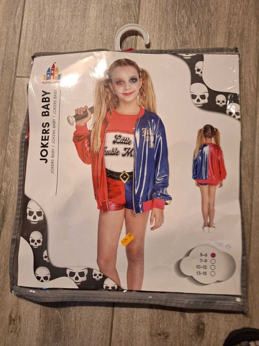 Disfarce de carnaval da Arlequina