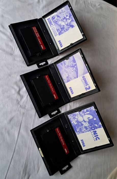 Master System jogos Sonic pack X 3