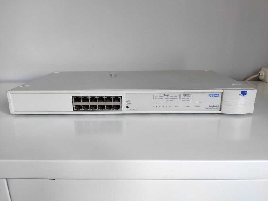 3Com SuperStack II 3C16610 12-Port Dual-Speed Hub 50064284489895298120