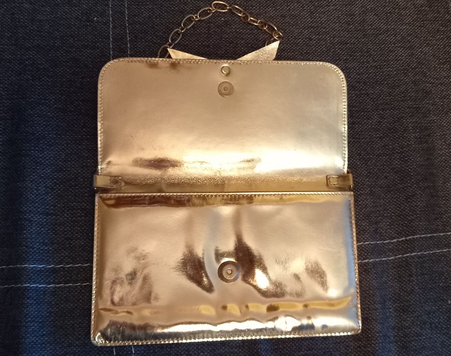 Клатч ,Винтажный,женский золотой