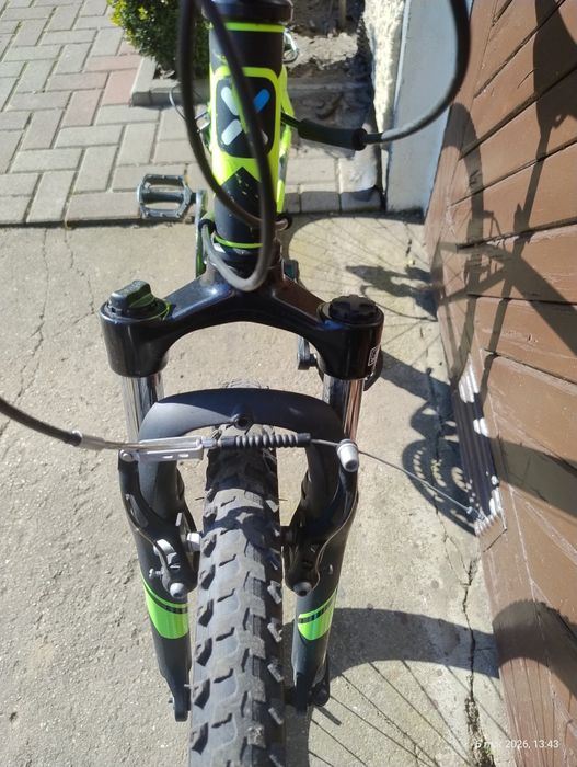 Rower górski MTB B'TWIN Rockrider | Koła 24" | Neon Yellow | Stan bdb