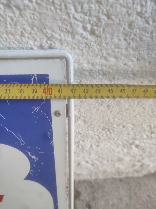 Chapa publicidade antiga