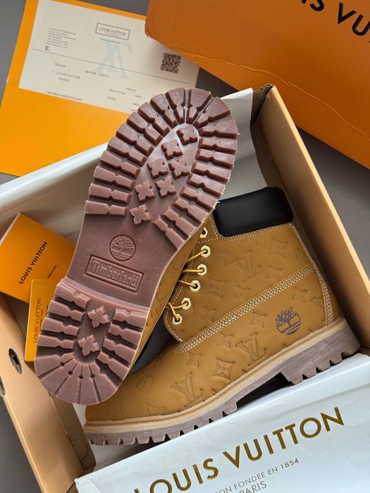 Черевики Timberlands x Louis Vuitton Зимові