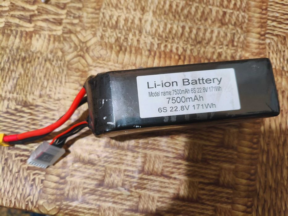 Аккумулятор 7500mAh 22.8V 6S Li-ion XT60