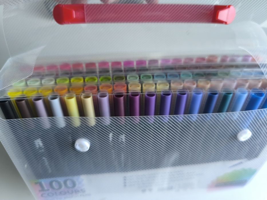 Фломастери двосторонні 100 шт