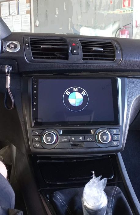 Rádio Android 13 com GPS BMW E81 E82 E87 E88 (Novo)