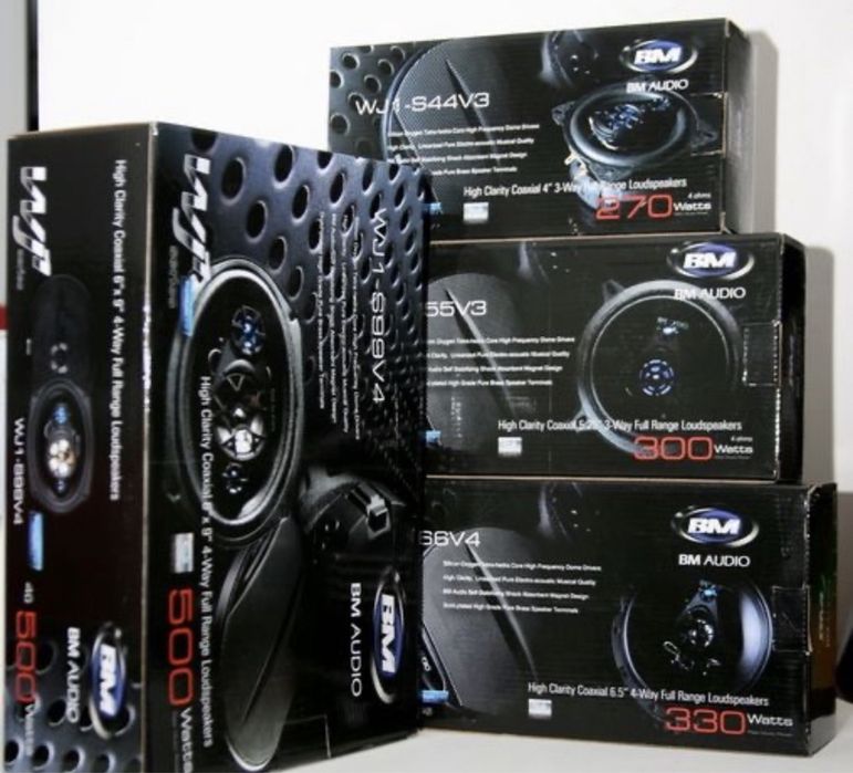Авто-акустика BOSCHMANN BM AUDIO 10см, 13см, 16см, Овалы 6