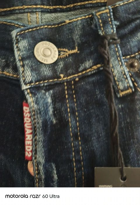 Męskie Szorty Jeansowe Dsquared2 Skater Jean | Nowe z Metką | Premium
