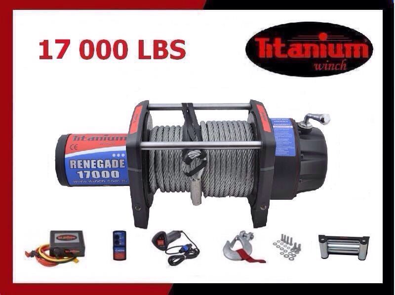 Лебедки Titanium Winch 16800 lbs 12/24v